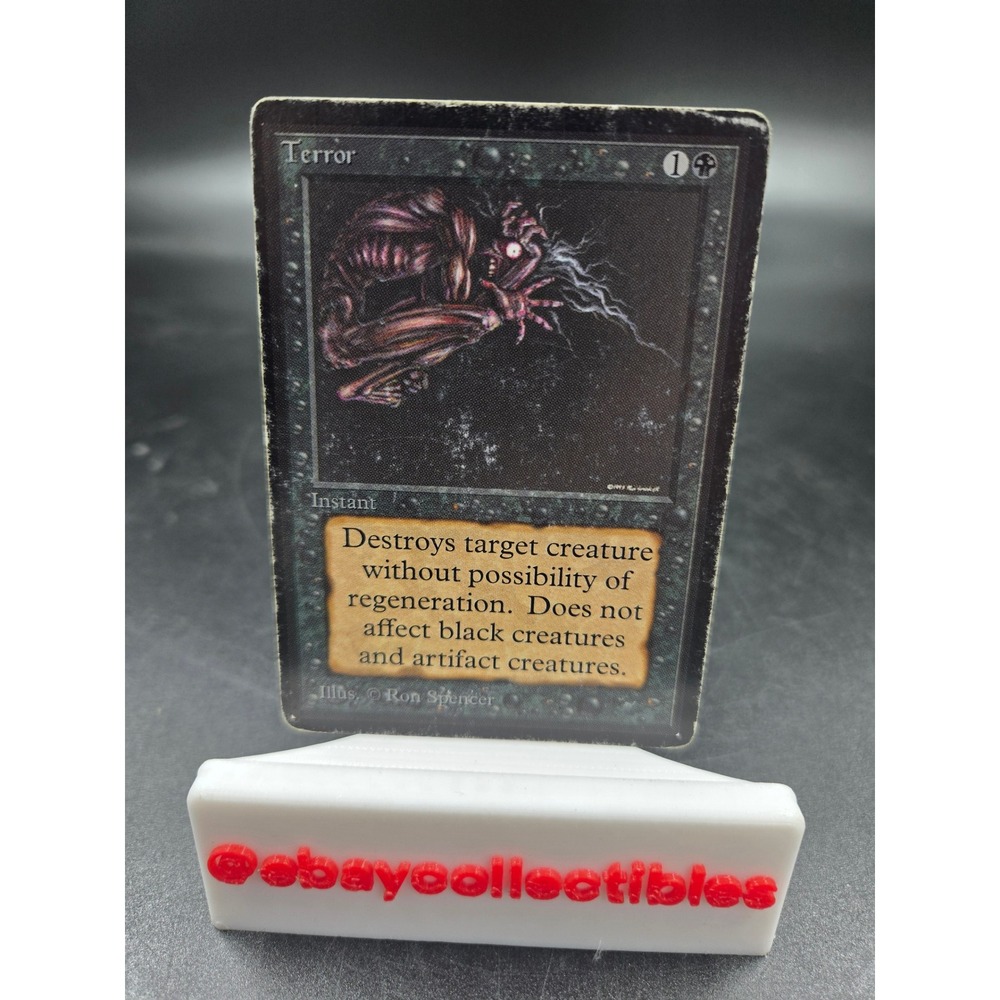 Magic The Gathering Terror BETA Edition 1993 MTG MP/HP Ron Spencer